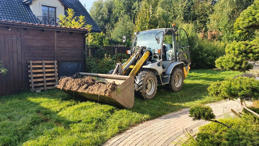 Minikoparka prace ziemne koparka Mińsk Mazowiecki Dębe Wielkie Halinów