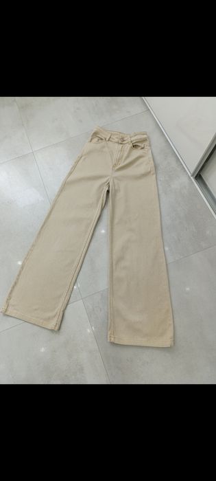 Spodnie dziewczęce baggy dzwony  164 spodnie szerokie dla dziewczyny