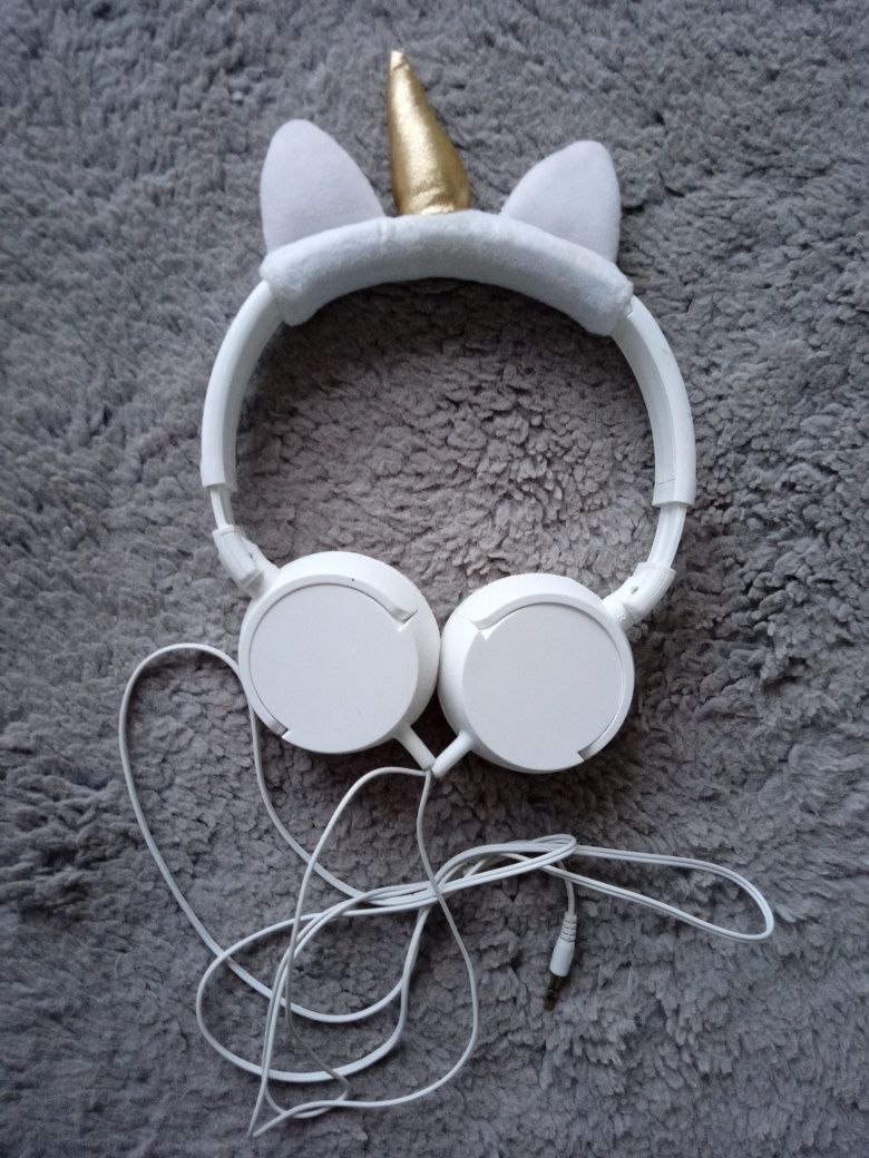 Słuchawki przewodowe dla dzieci Jednorożec H&M