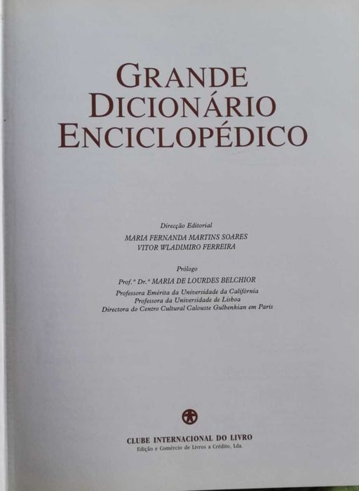 Dicionário enciclopédico