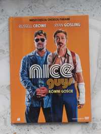 Nice Guys RÓWNI GOŚCIE film DVD, wyd książkowe, R. Crowe, Ryan Gosling