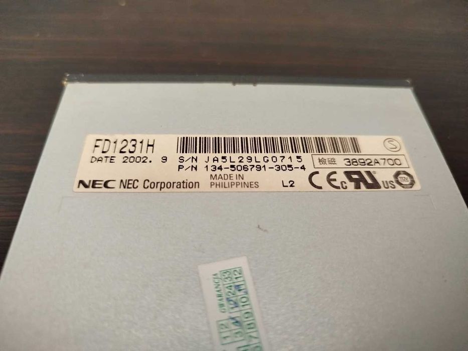 Stacja dyskietek FDD 3'5" NEC czarny front + tasiemka - Warszawa