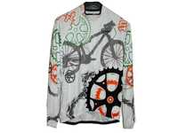 Frankwear koszulka męska kolarska długi rękaw rower XL 2XL