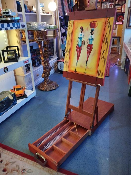 Cavalete Mala Dobrável Vintage