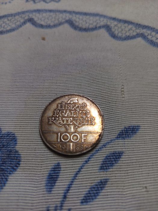Moeda francesa de 100 francos