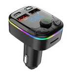 Transmiter bluetooth FM, samochodowy 2xUSB, 1x USB-C