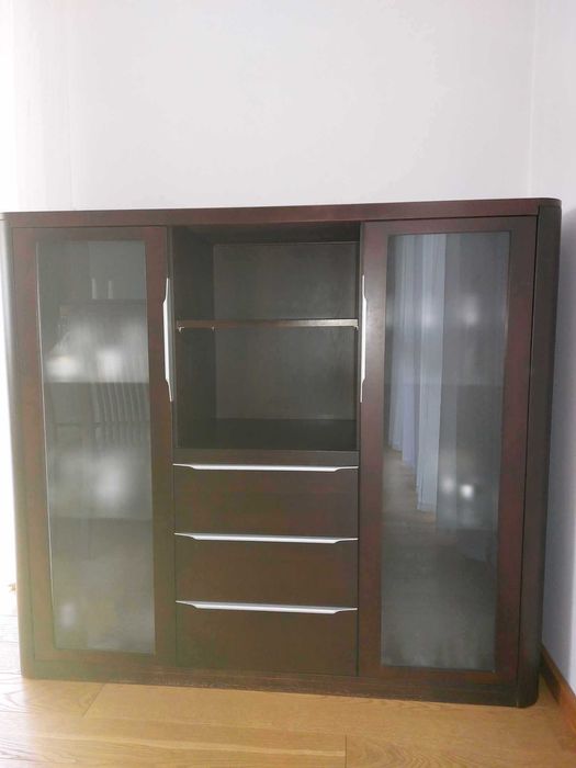 Witryna/ komoda, przeszkona, szuflady, marka KLOSE lite drewno
