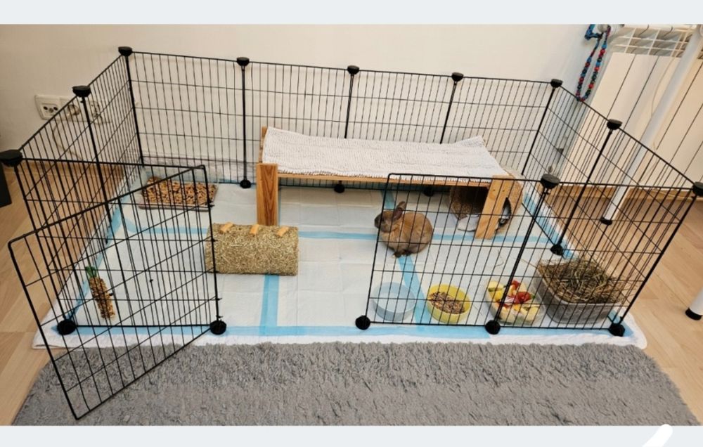 Kojec dla gryzoni małych zwierząt klatka zagroda dla królika