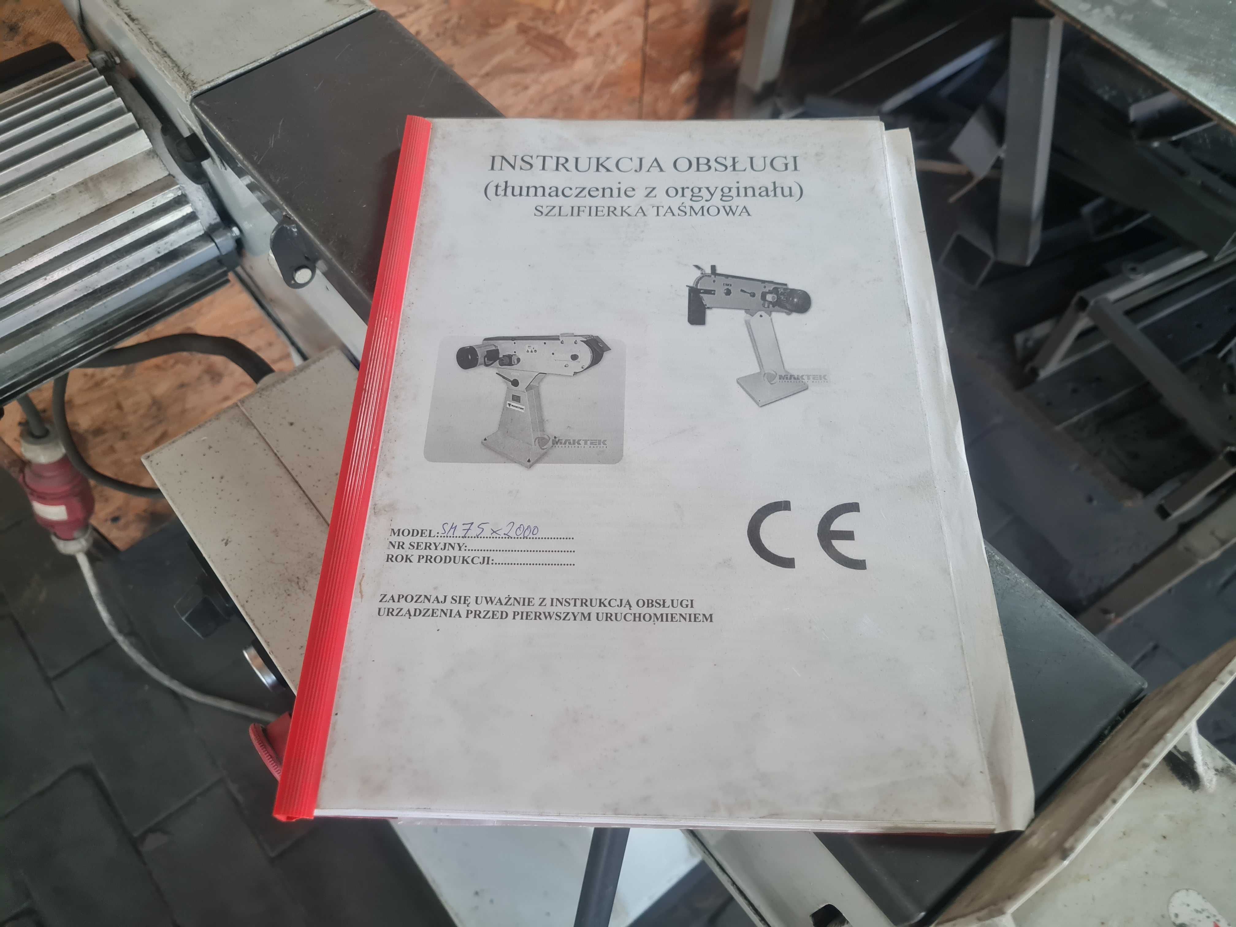 Szlifierka taśmowa do metalu SM75