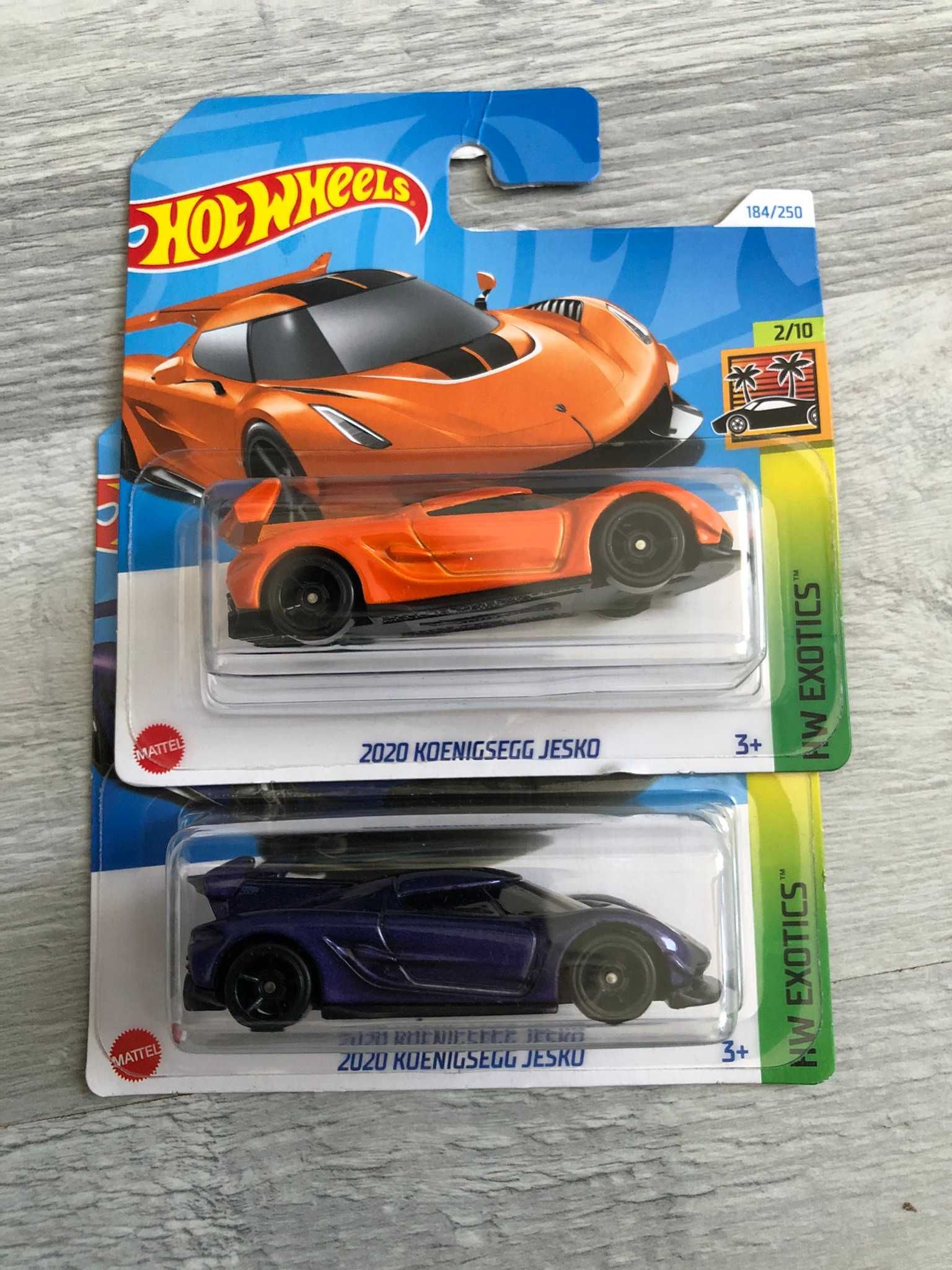 SET 2x Koenigsegg Jesko 2020 HotWheels Hot Wheels