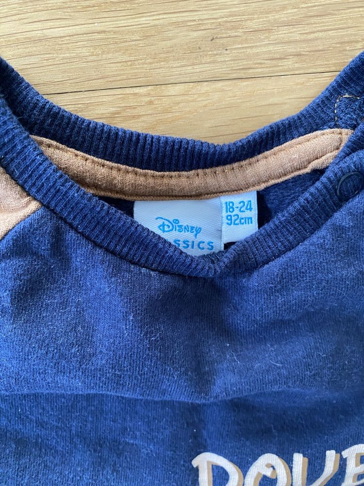 Zestaw 2 kompletow Next i Disney r.92 dinizaury i chip&dale