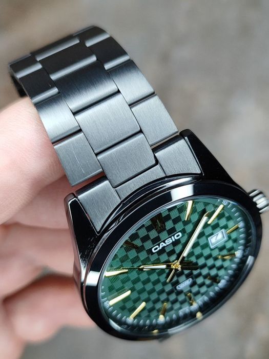 Годинник  Casio MTP-VD03B-3A Оригінал Гарантія Чорні Часы