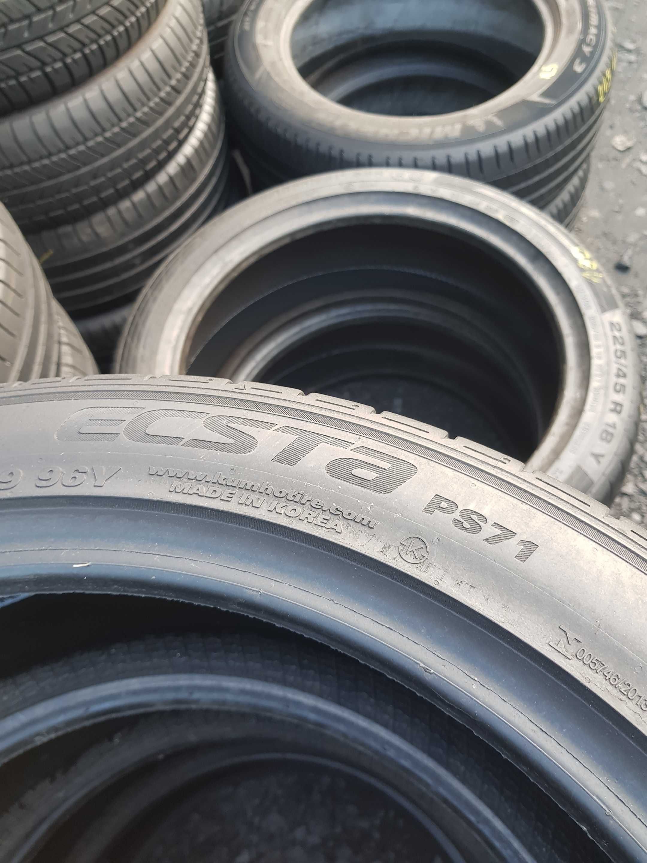 WYSYŁKA 4 Opony Letnie 225 45 R19 Kumho Ecsta PS71