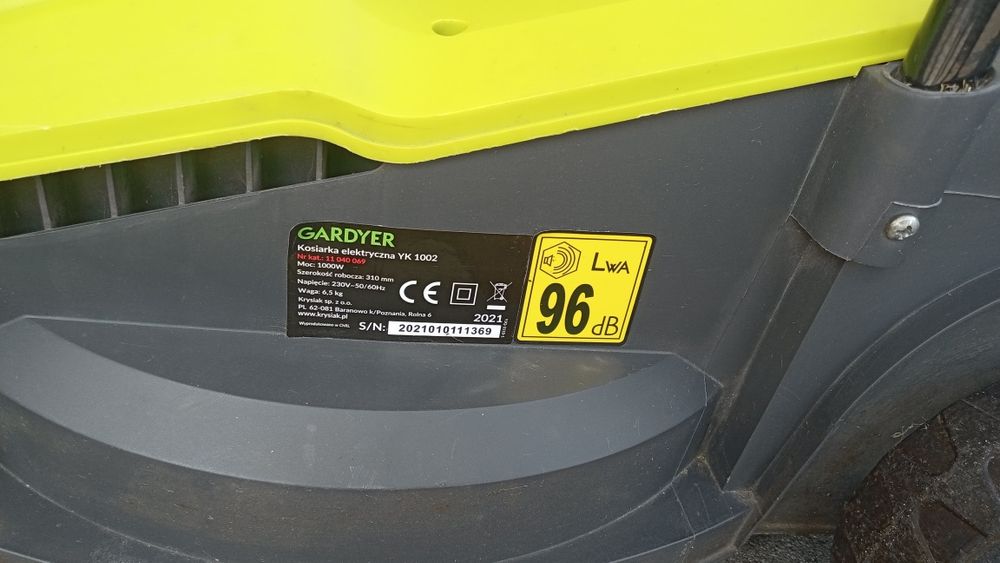 Kosiarka elektryczna Gardyer Krysiak- tylko teraz