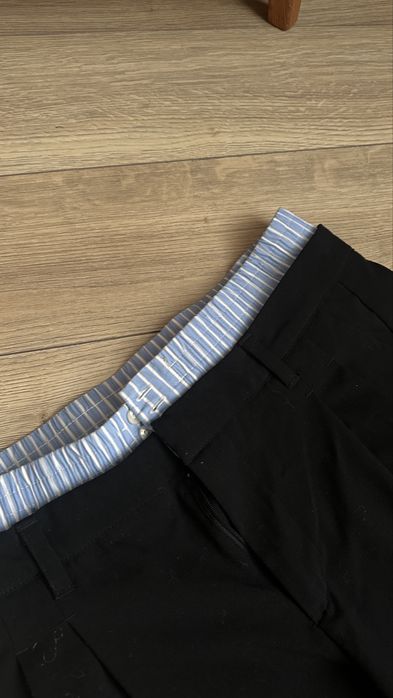 Чорні брюки палаццо Bershka