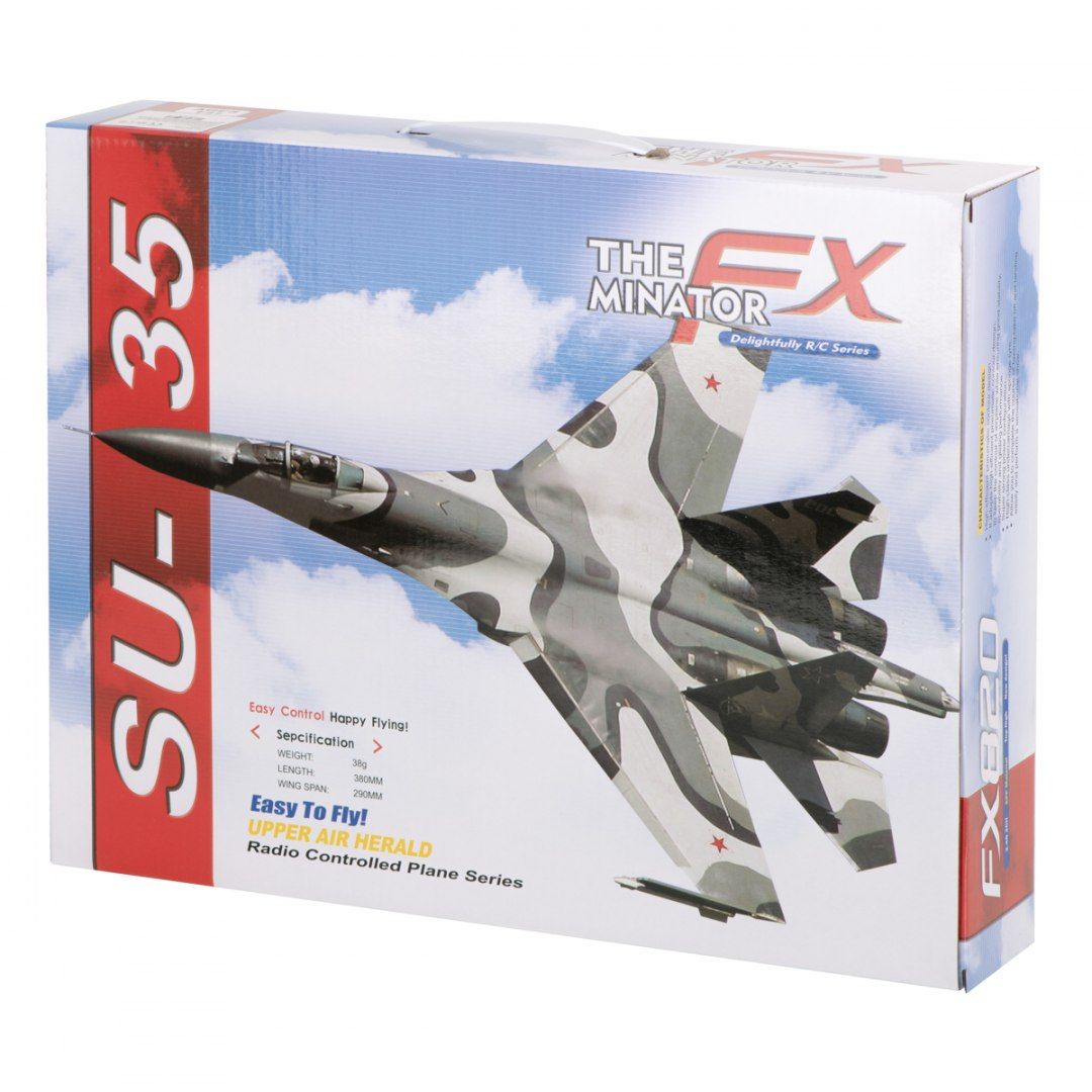 latający Samolot zdalnie sterowany  RC SU-35 odrzutowiec FX820 moro