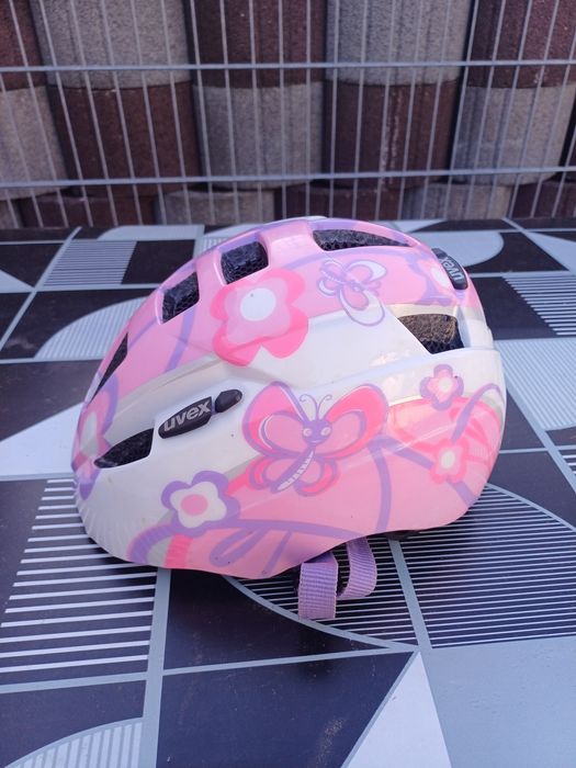 Kask rowerowy dla dziewczynki Uvex Kid 2 46-52cm