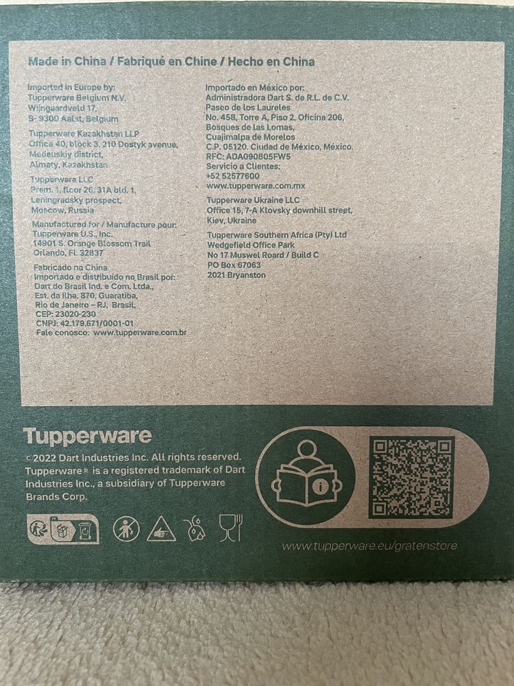 Tupperware tarka Grate N Store, tarka do sera