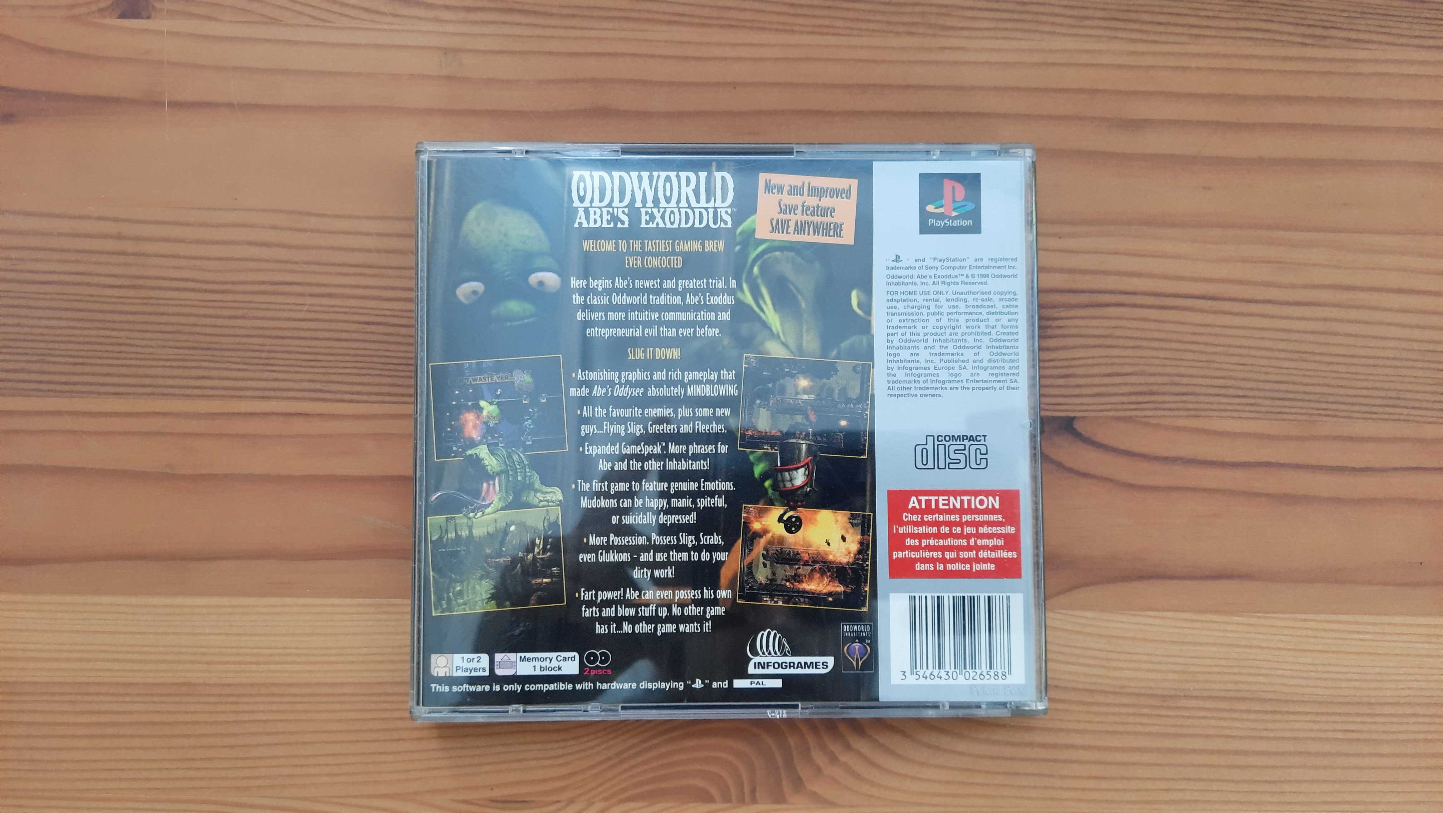 Jogo PS1 OddWorld