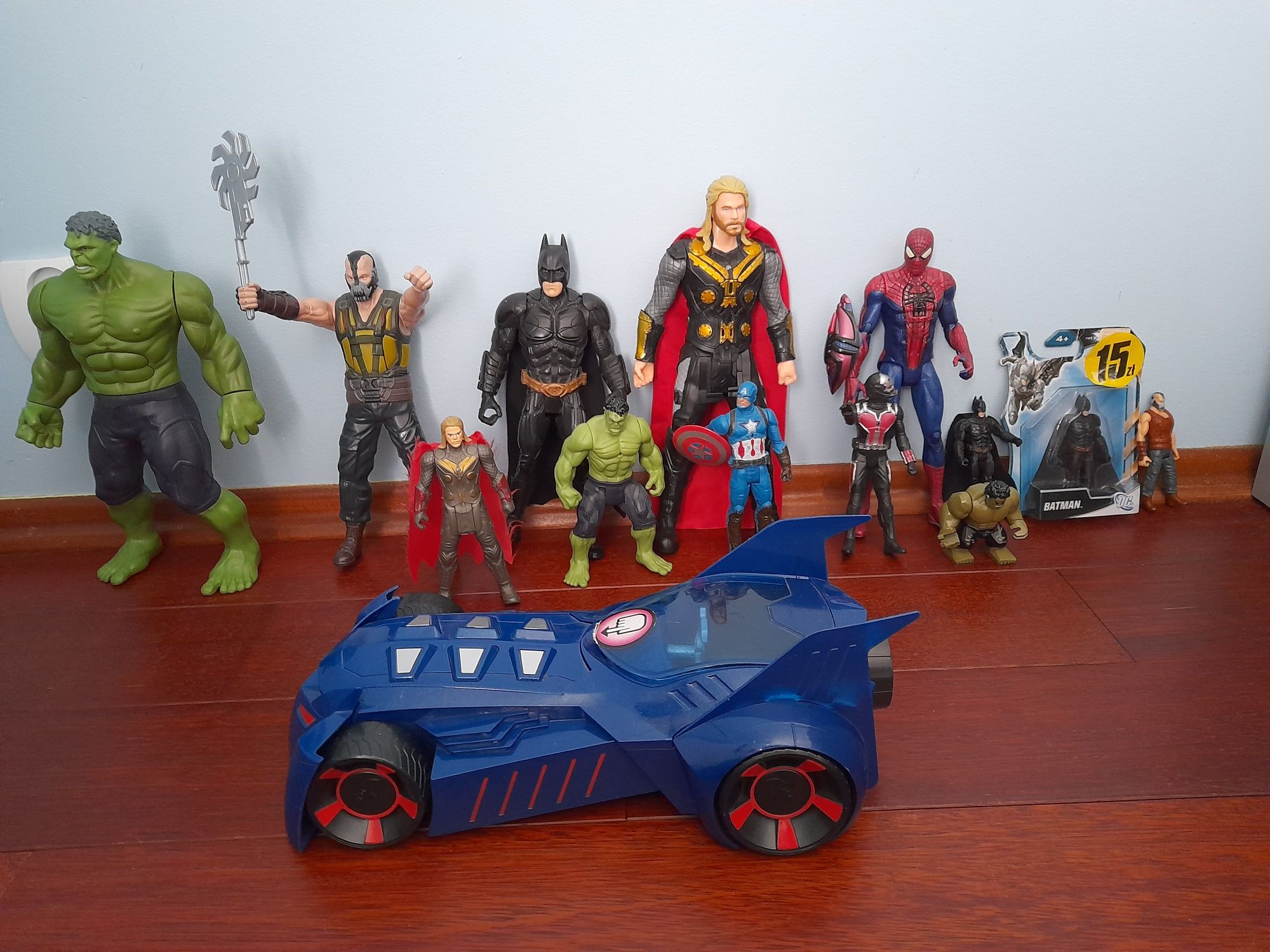 Sprzedam figurki Superbohaterów, Batman, Spider-Man, Hulk
