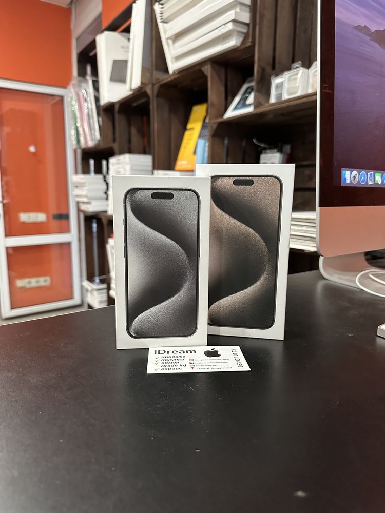 Apple iPhone 15 Pro Max 256 gb Black Titanium НАЯВНІСТЬ! ГАРАНТІЯ