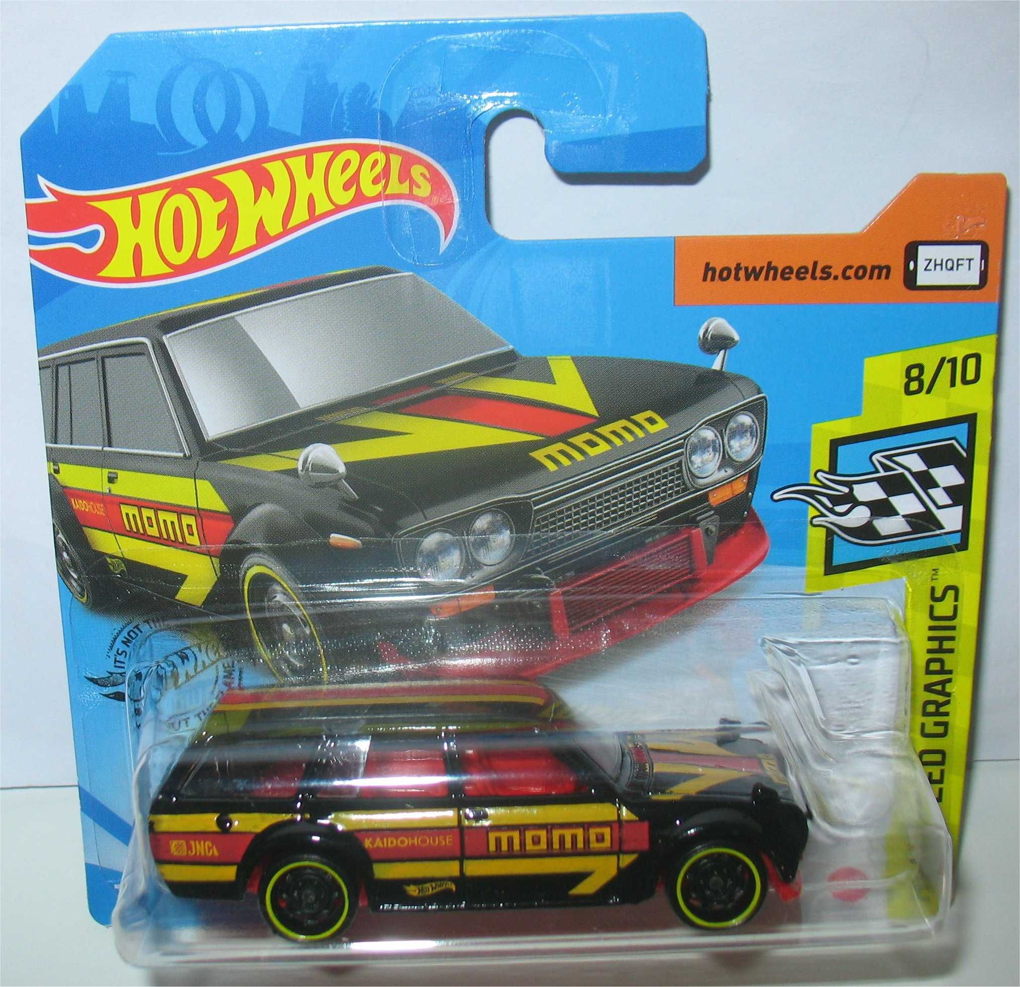 Hot Wheels - Datsun Bluebird Wagon 510 - Momo - Preta (2020)