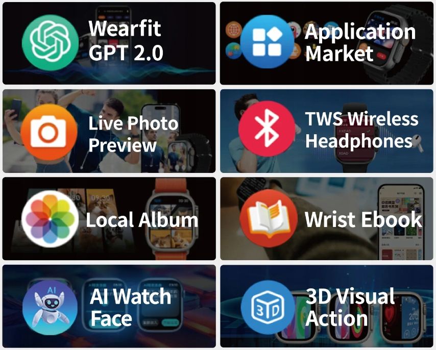 Smartwatch Hk10 Ultra 3 5Gen, Pełny Komplet +Gratisy