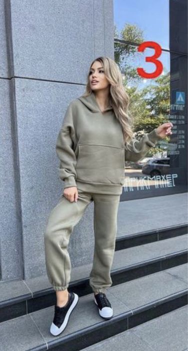 Теплий костюм жіночий ЛАВАНДА 42-44