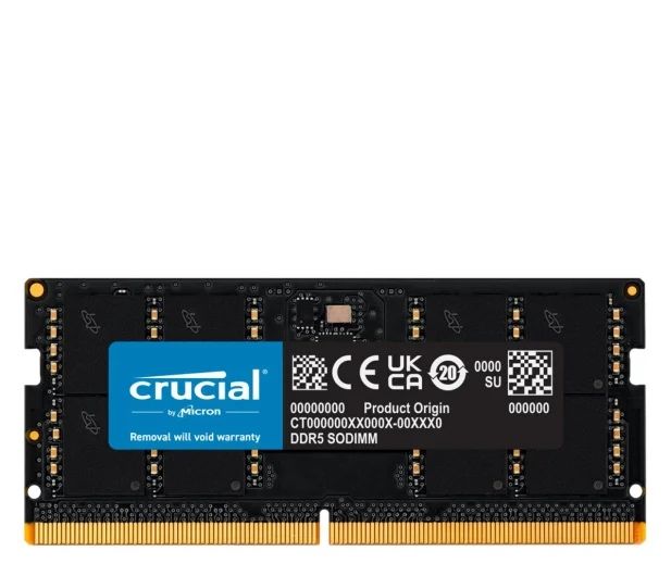 Pamięć RAM SODIMM DDR5 Crucial 32GB JEDNA KOŚĆ (1x32GB) 5600 MHz CL46