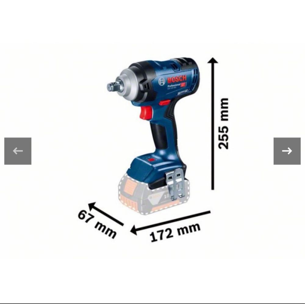 Гайковерт Bosch 400 Hm + 5.0 акум + зп