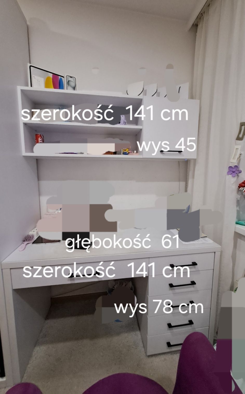 Meble młodzieżowe białe