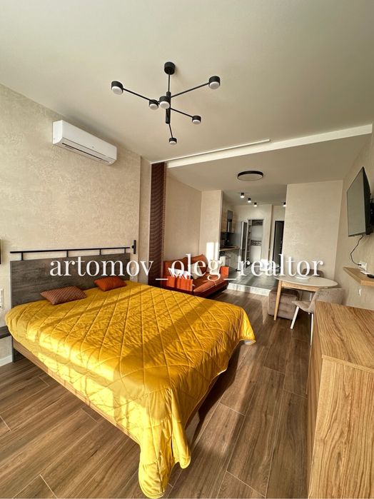 New‼️Аркадия‼️ПЕРВАЯ АРЕНДА‼️Жк Гагарин Плаза,ВИД МОРЯ‼️Loft студия