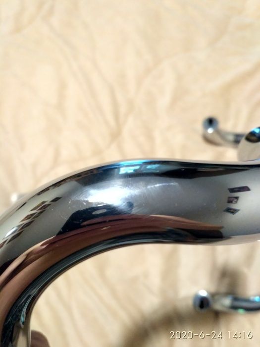 ручка дверна офісна п-подібна М2 хром