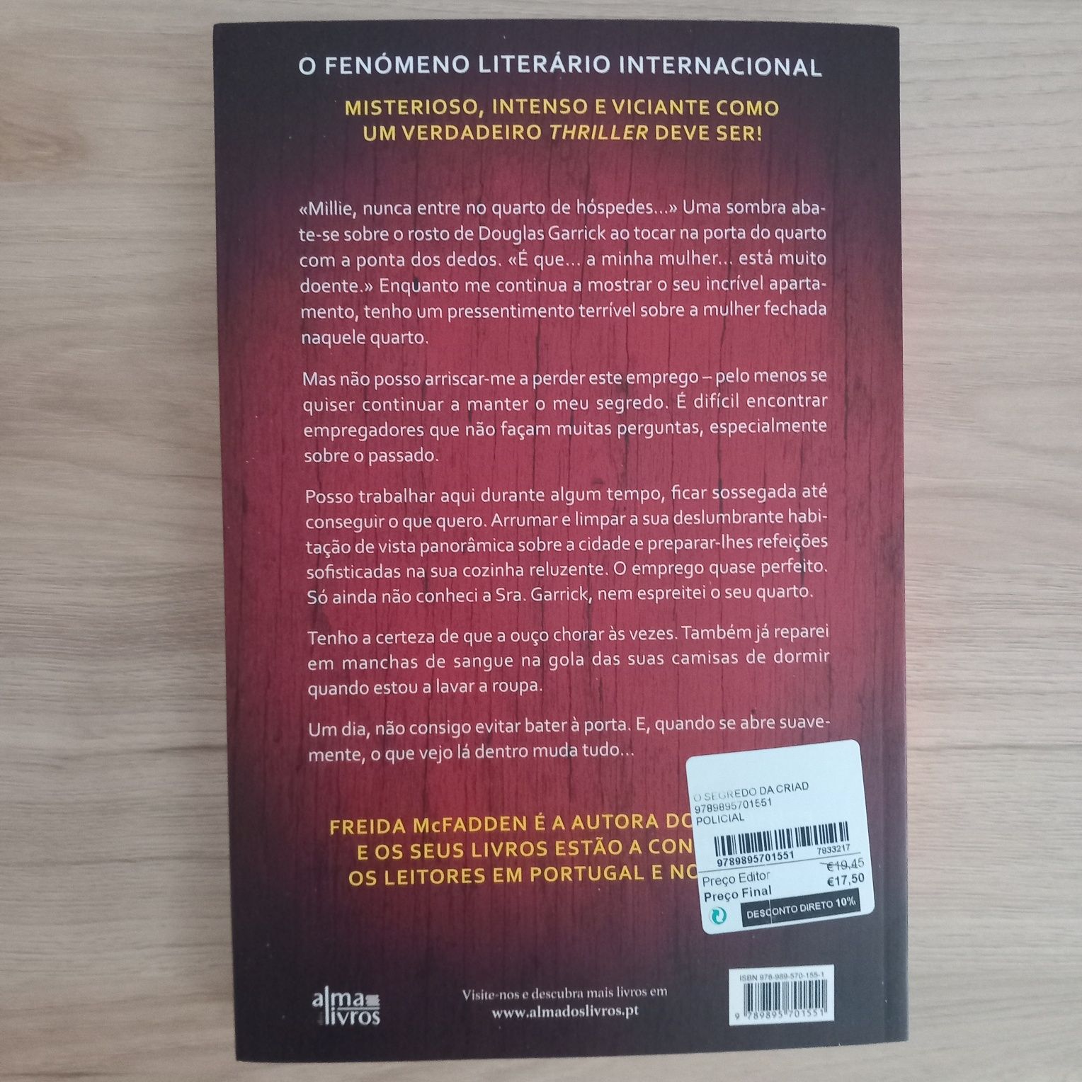 Livro "O Segredo da Criada" NOVO