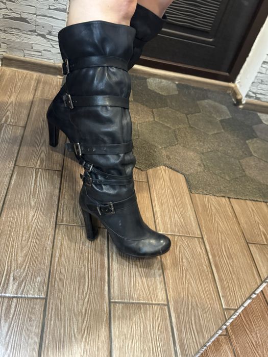 Чоботи Shy Dolly з натуральної шкіри (Vero Cuoio). Італія.