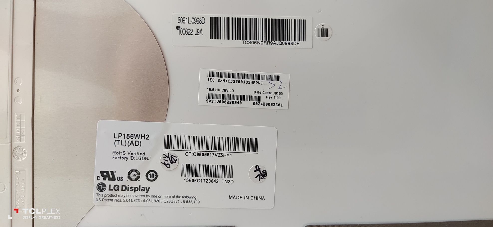 Display para portátel Toshiba L 650