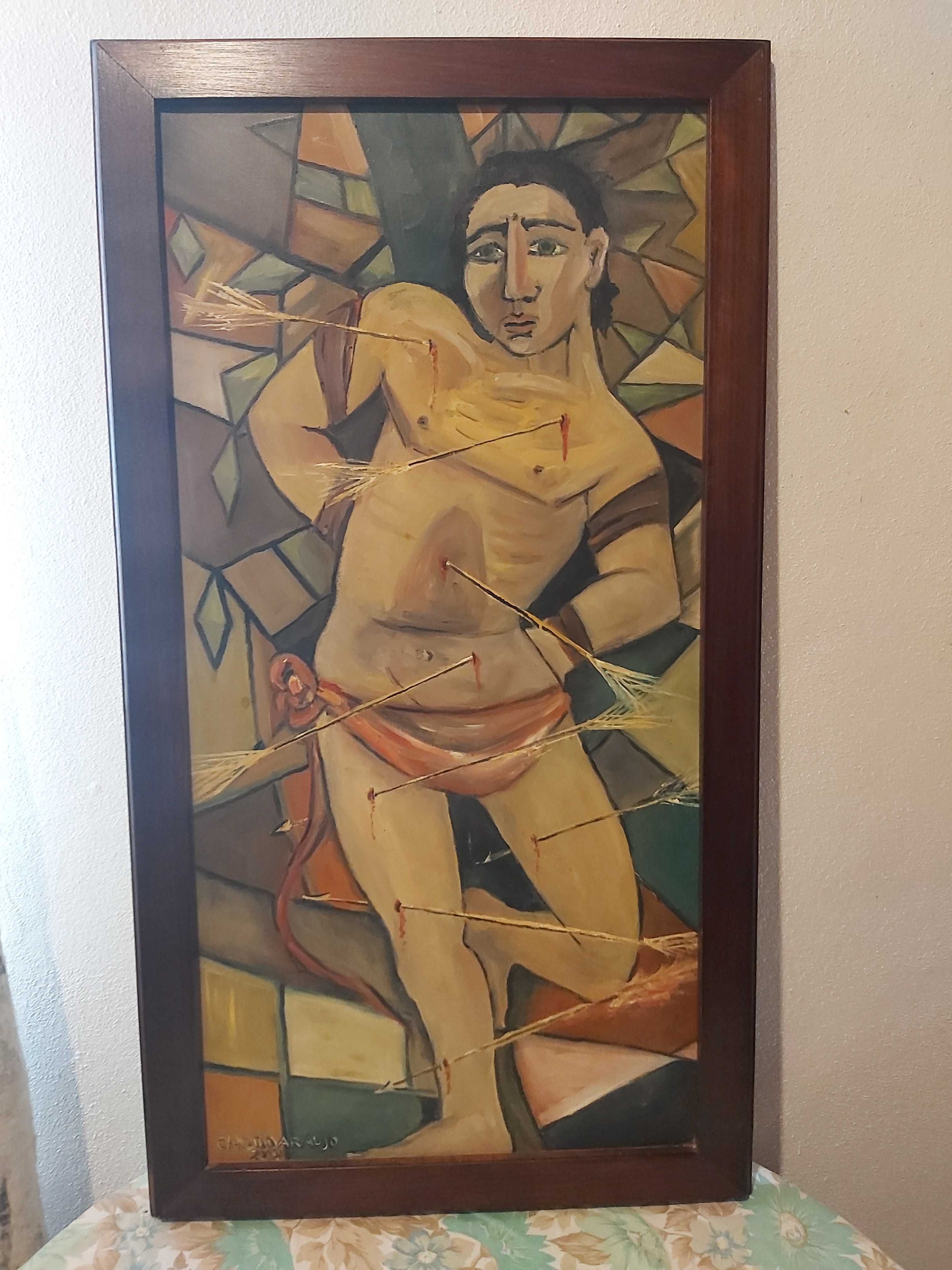 pintura em acrílico sobre tela