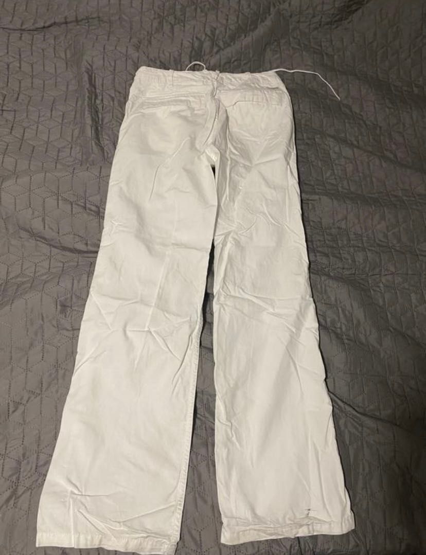 Штани білі / брюки / кльош /вінтаж