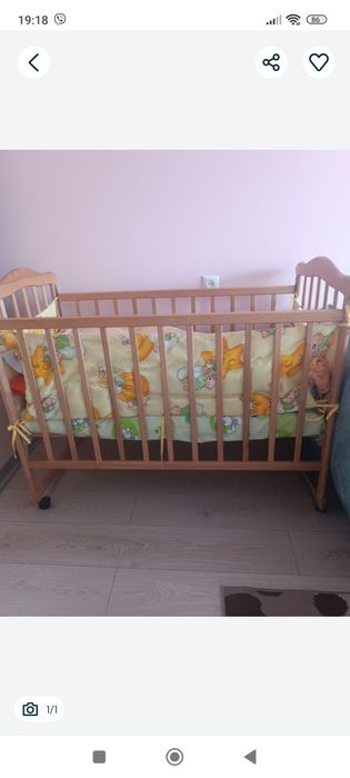 Ліжко матрац бортики