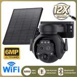 FOTOPUŁAPKA Kamera 6MP 12X zoom SIM SOLAR 4G PTZ 2 obiektywy‼️ podgl