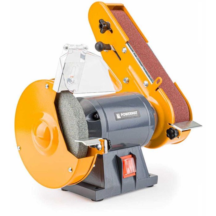 POWERMAT Szlifierka Stołowa Taśmowa Kamieniowa 2w1 1850w PM0915