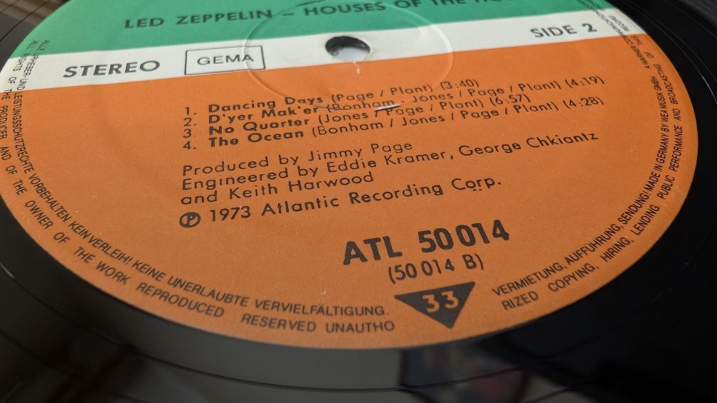 Led Zeppelin winyl