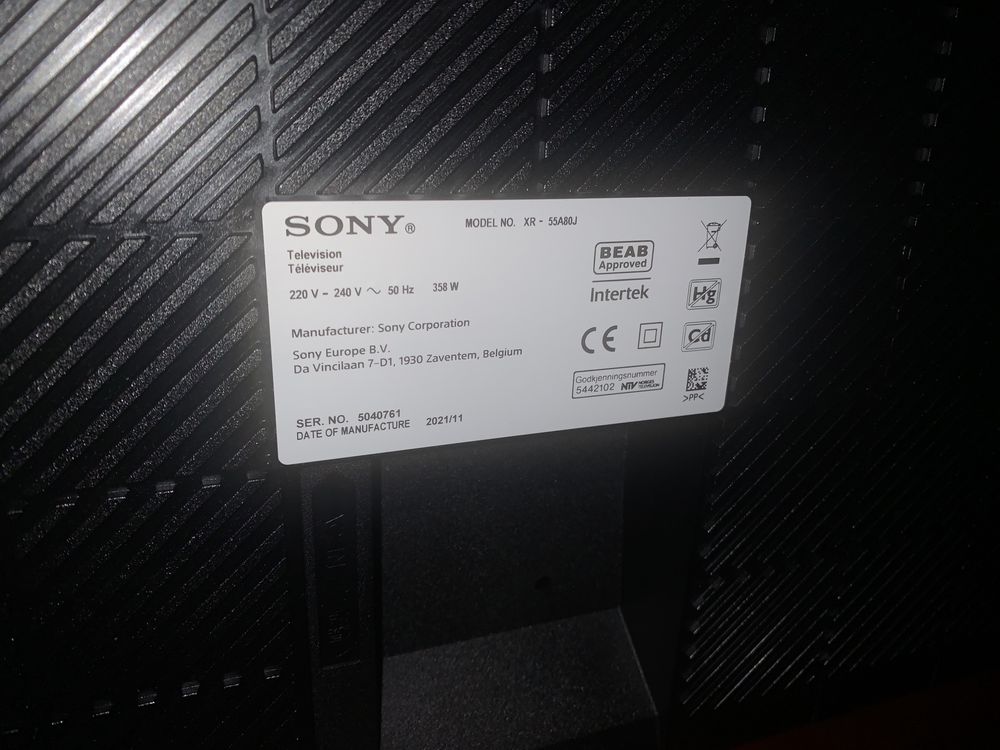 Televisão Sony Bravia (painel AVARIADO)