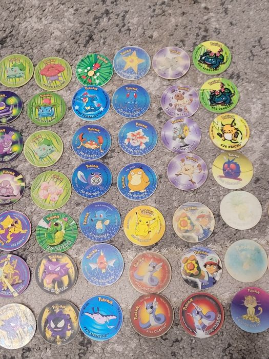 Wielki Zestaw pokemon Tazo - unikaty