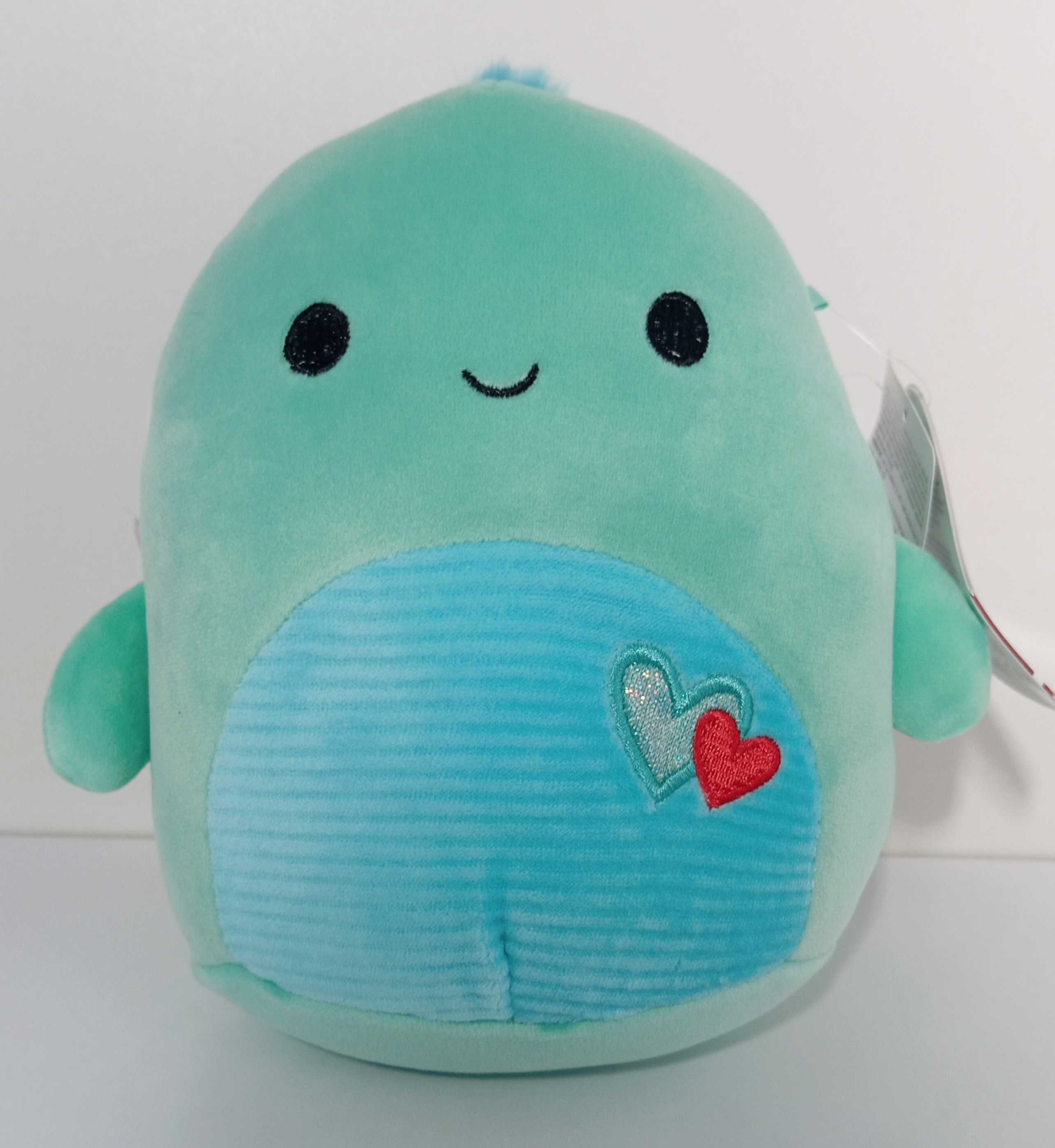 Nowa maskotka squishmallows 19 cm Walentynki delfin