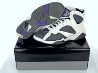 Air Jordan 7 Retro "Flint" White/Varsity Purple rozm. 42