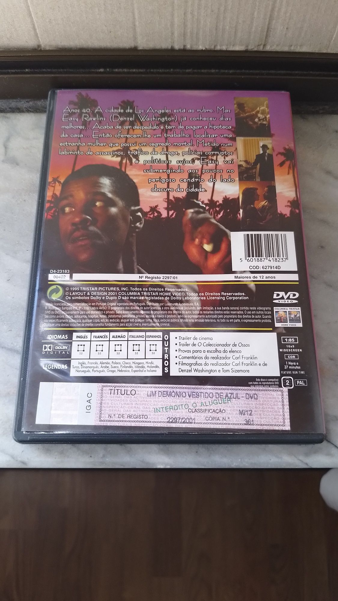 DVD Um Demónio Vestido de Azul