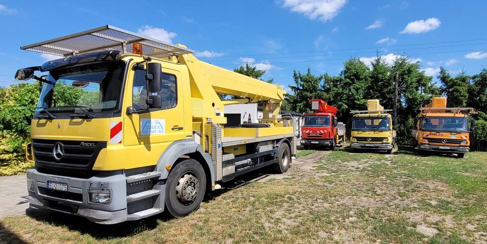 Podnośnik koszowy zwyżka 35m Wumag WT350 Palfinger Ruthmann Bison TKA