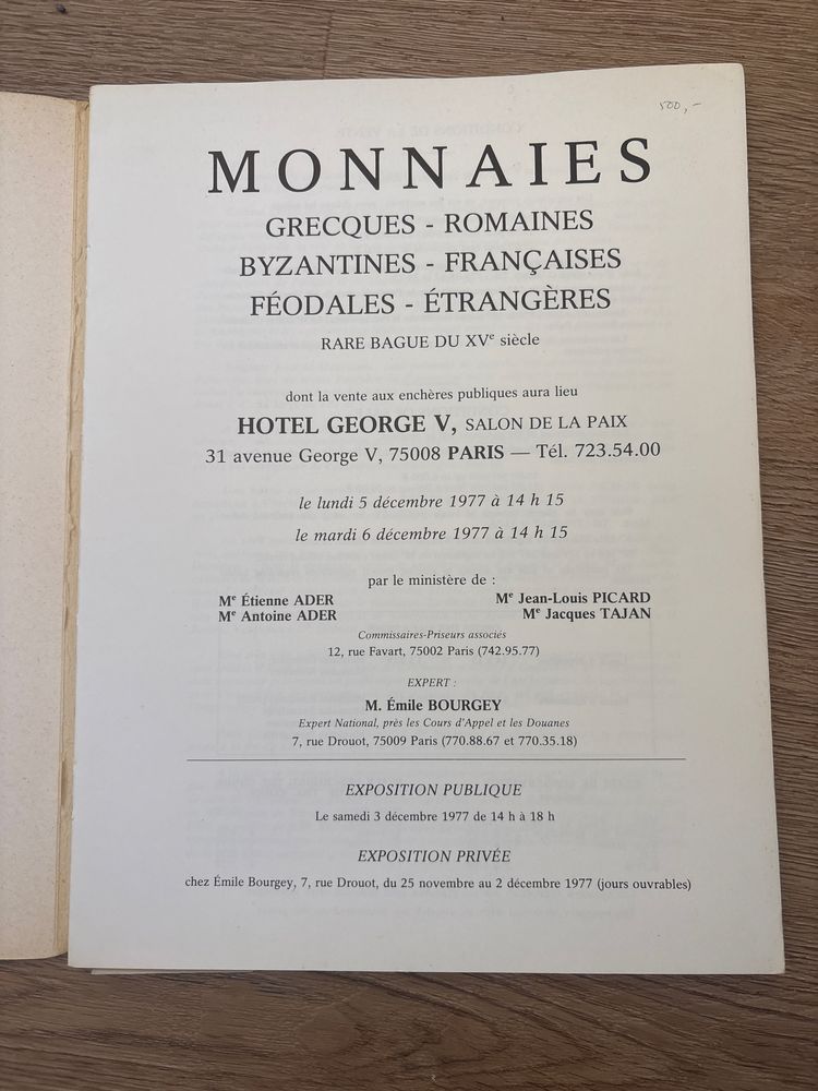 Catalogo de moedas 1977