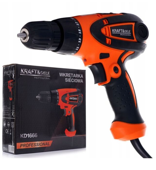 Wkrętarko Wiertarka Elektryczna  Bezudarowa SIECIOWA 900W